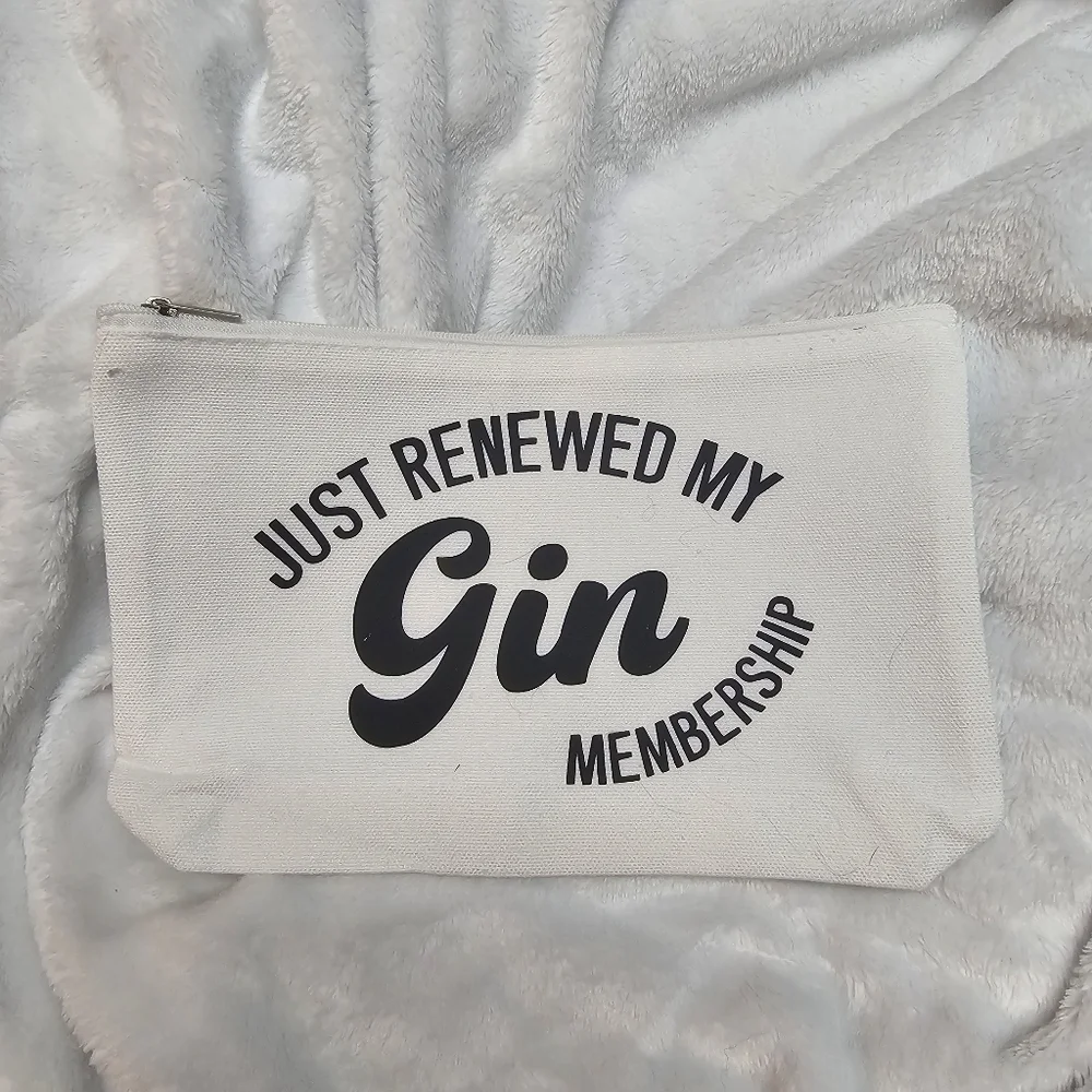 Handmade Beautiful Beacons Gin Membership Cosmetic Bag